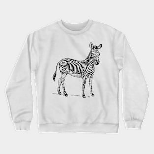 Zebra Rustic Crewneck Sweatshirt